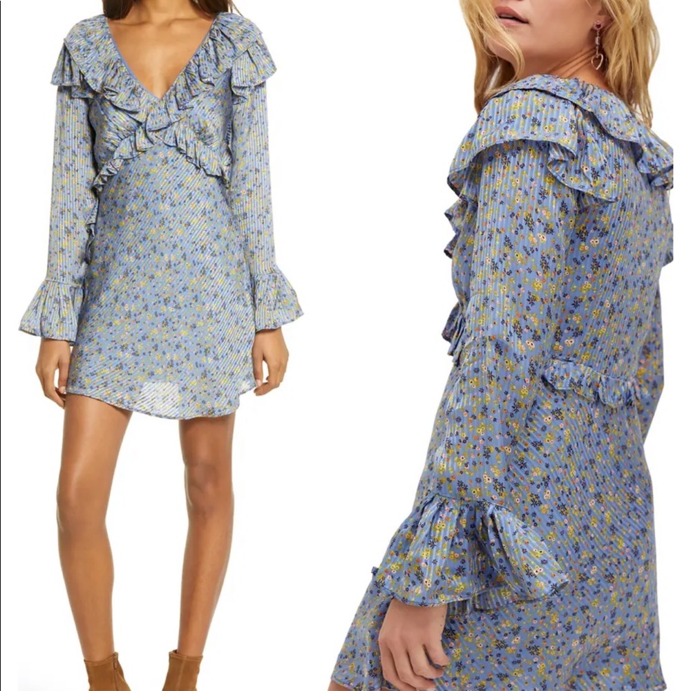 Free People Sweetest thing Dress Midnight Cowboy